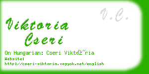 viktoria cseri business card